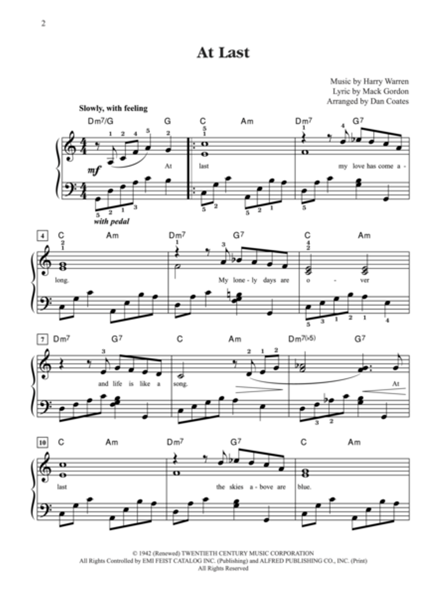 At Last (from Cadillac Records) Small Ensemble scores gallery preview page 2