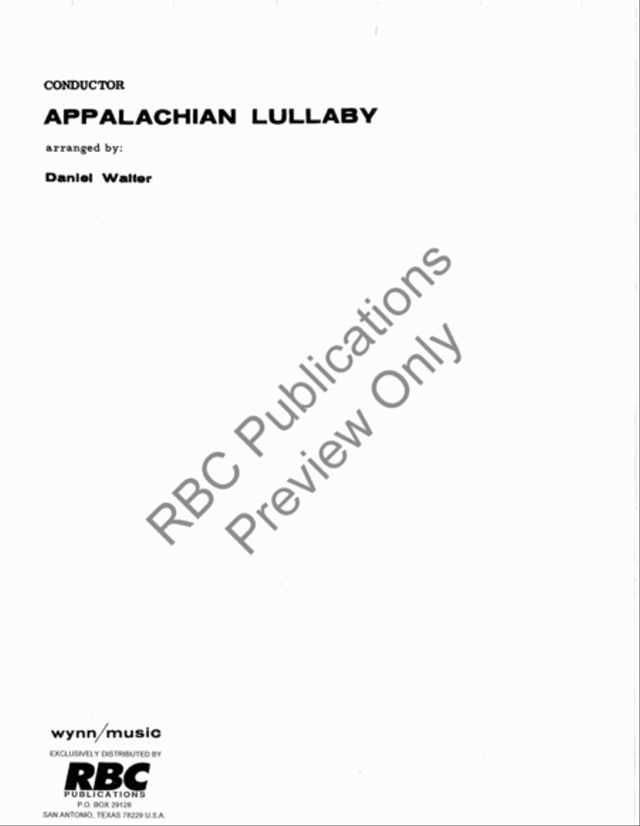 Appalachian Lullaby- Orchestra Full Orchestra scores gallery preview page 2