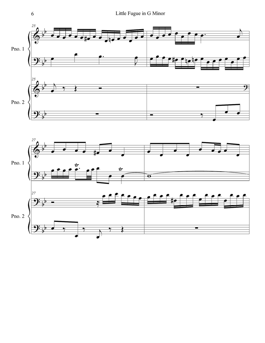 JS Bach, 
