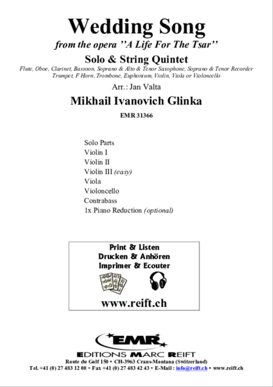 Wedding Song Bassoon scores gallery preview page 2