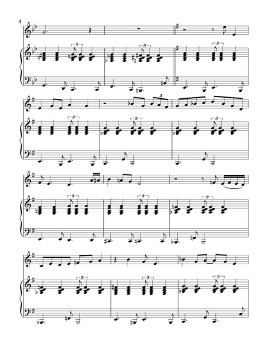 The Pink Panther from THE PINK PANTHER Small Ensemble scores gallery preview page 5