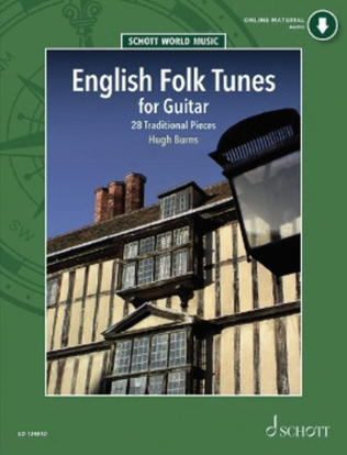 Book cover for English Folk Tunes for Guitar