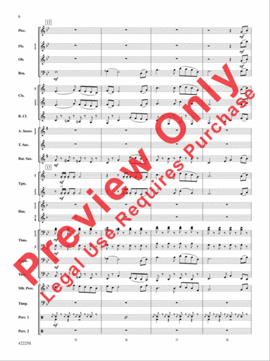 Mountain Strong Concert Band scores gallery preview page 6