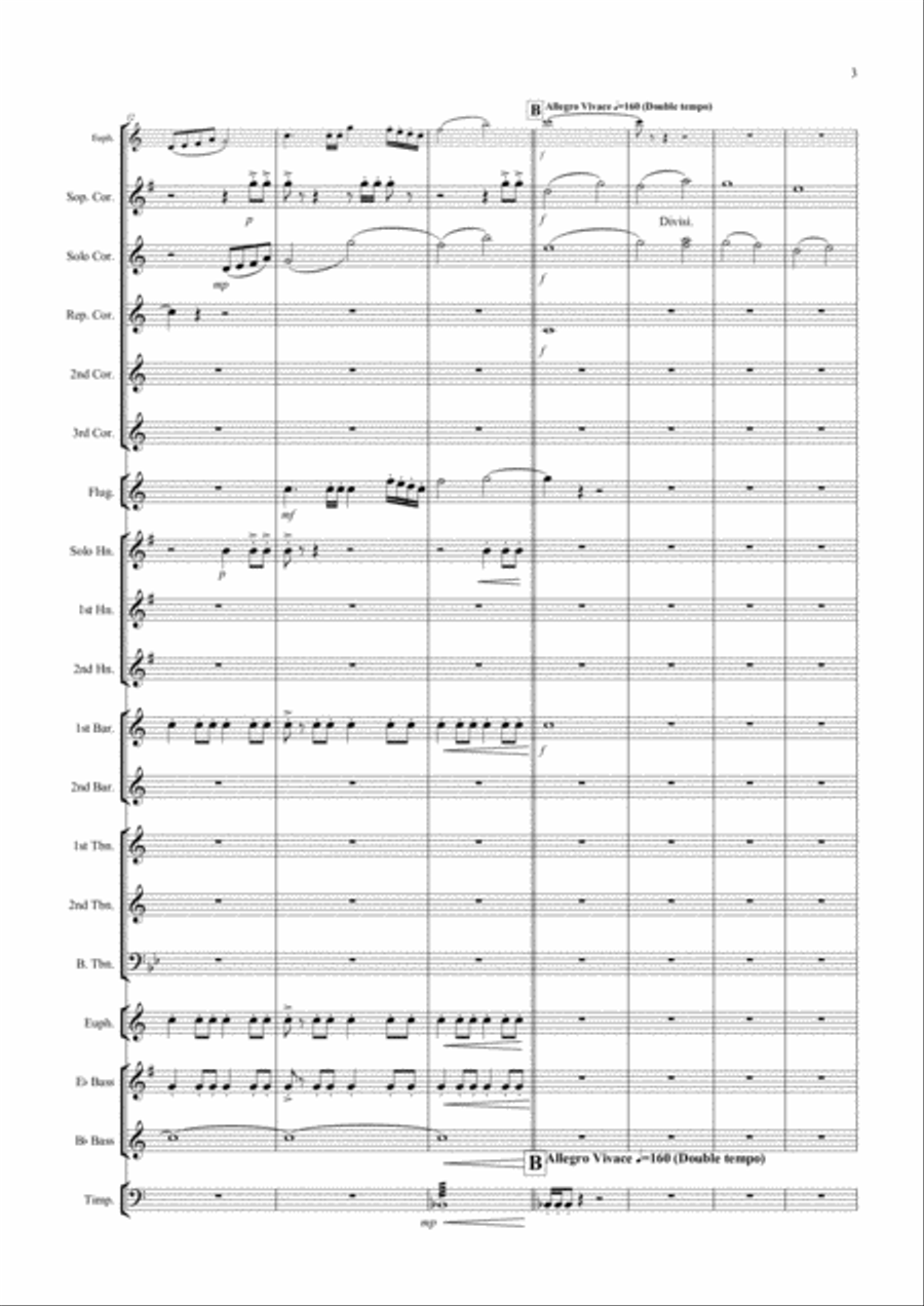 Triumphant Euphonium Triumphant Euphonium Brass Ensemble scores gallery preview page 3
