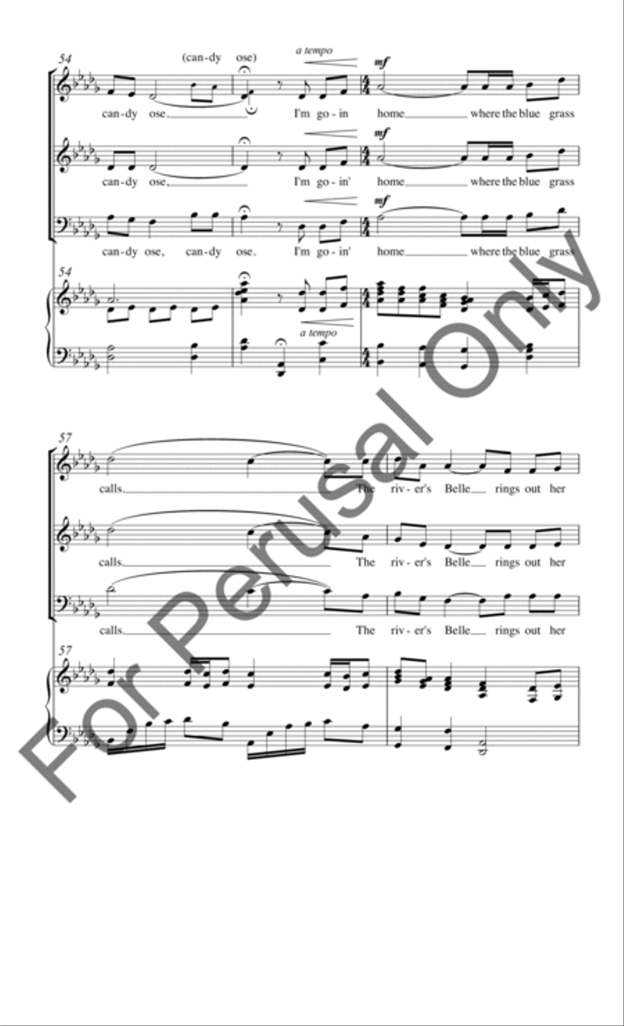 Green Coffee Grows 3-Part scores gallery preview page 11