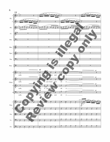 The Tree of Peace (SATB Orchestral Score)