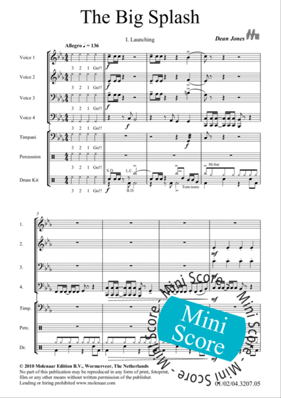 The Big Splash Fanfare Band scores gallery preview page 5