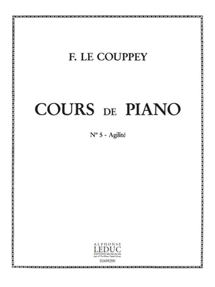 Book cover for Le Couppey Cours De Piano No 5 L'agilite 25 Etudes Progressives Pf Bk