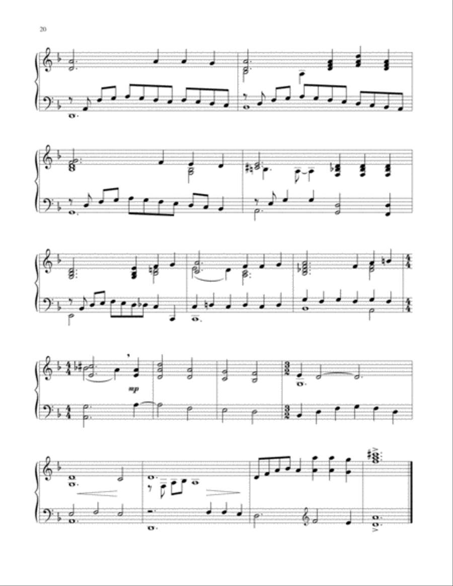 Grace and Peace Vol 8 Songs of lament and Longing Piano Solo scores gallery preview page 21
