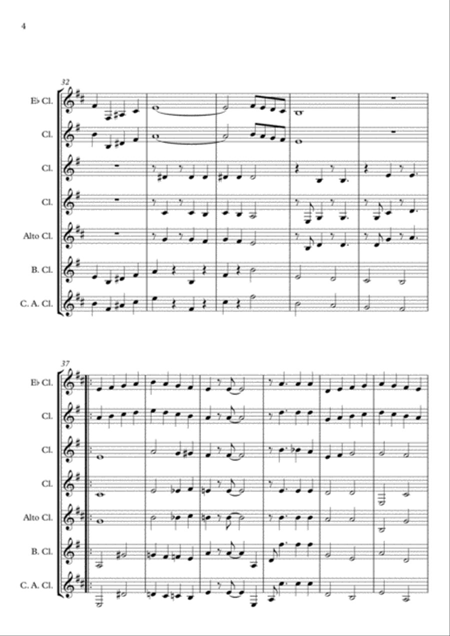 Puttin' On The Ritz Woodwind Quartet scores gallery preview page 4