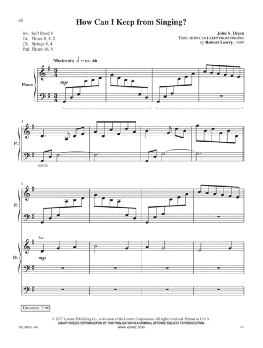 Holy Manna Holy Manna Organ scores gallery preview page 23