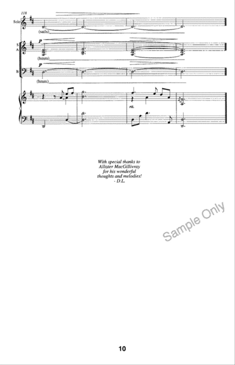 Song For Peace Song For Peace 3-Part scores gallery preview page 11