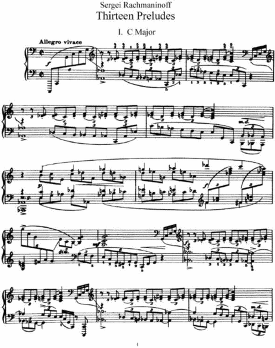Sergei Rachmaninoff - Thirteen Preludes