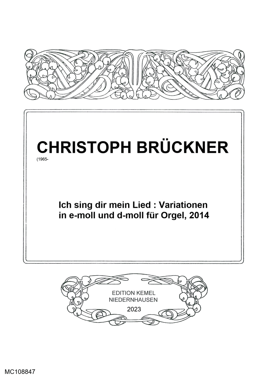 Ich sing dir mein Lied Piano scores gallery preview page 1