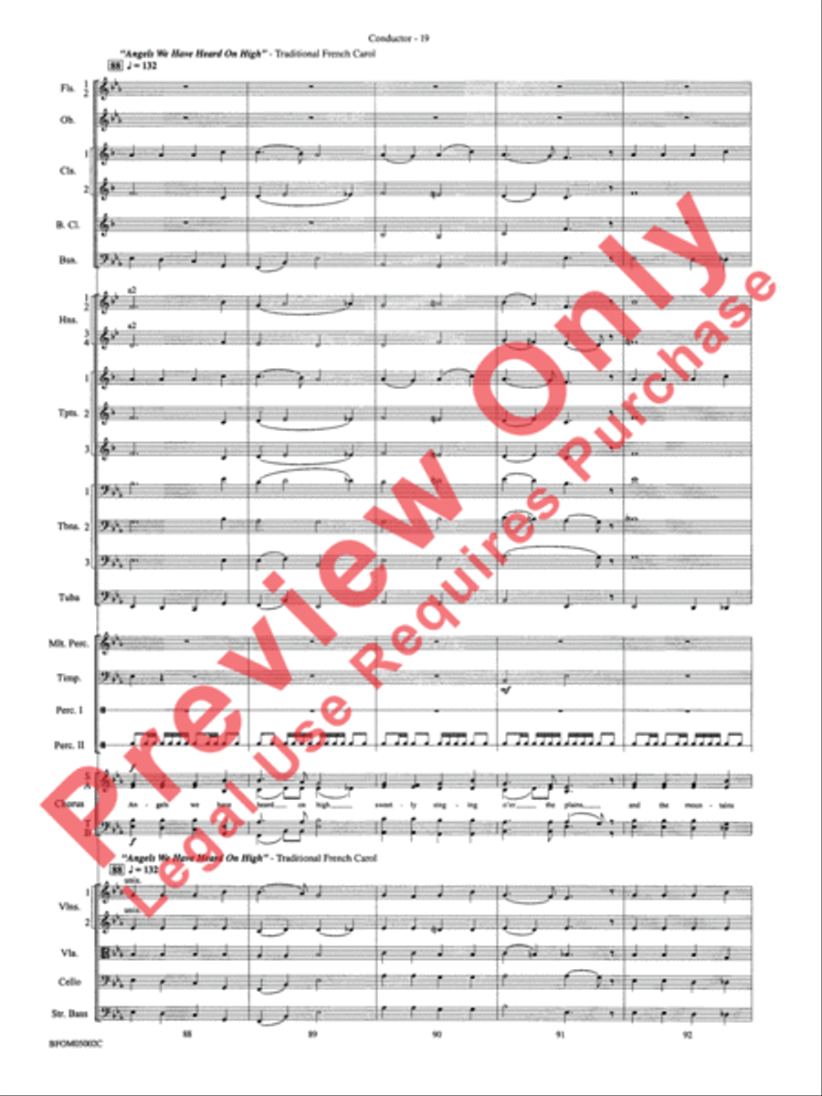 A Festival of Carols Full Orchestra scores gallery preview page 22