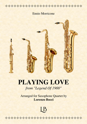 Book cover for Playing Love