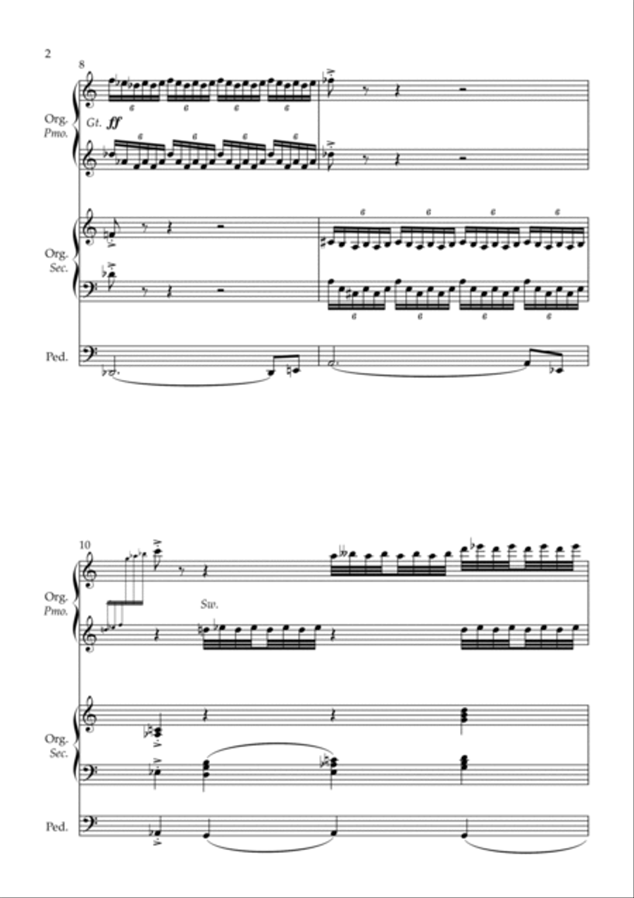 Star Trek(R) II - The Wrath Of Khan Organ Solo scores gallery preview page 2