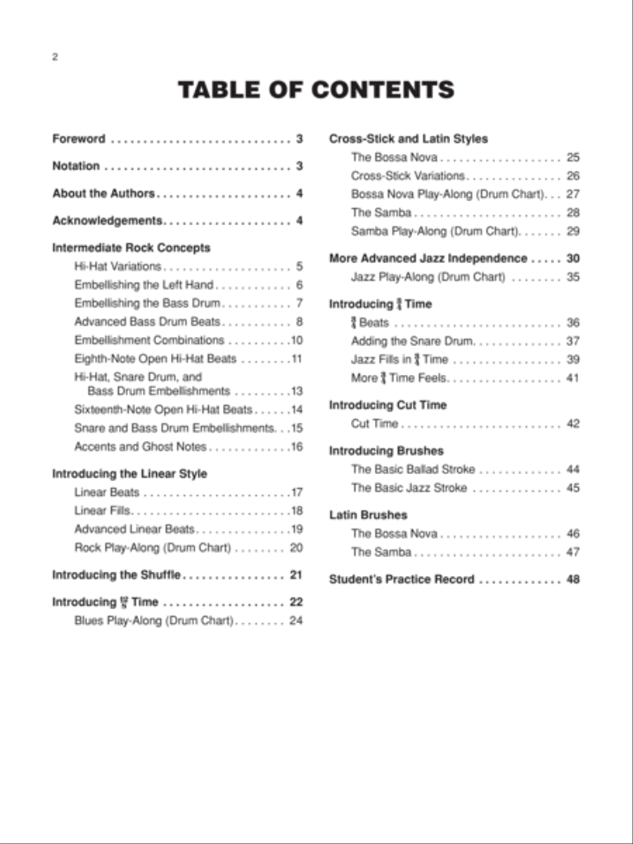 Alfred's Drumset Method, Book 2 Percussion scores gallery preview page 3