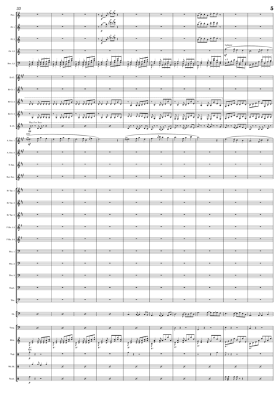 梅豔芳歌曲精選 Selections from Anita Mui Concert Band scores gallery preview page 5