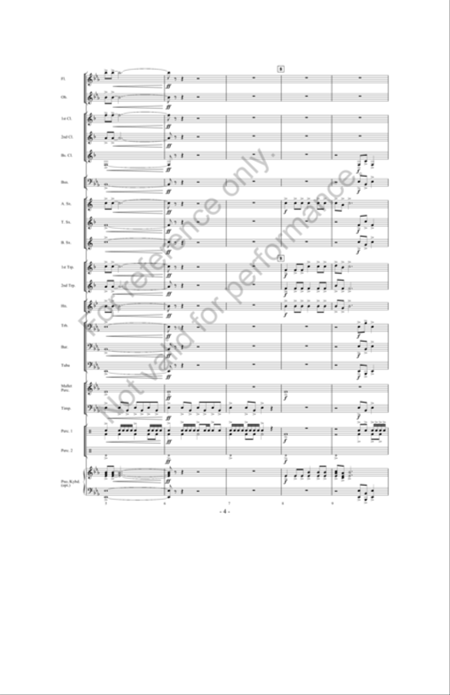 Of Castles And Kings Of Castles And Kings Concert Band scores gallery preview page 3