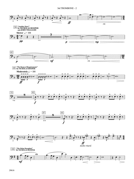 Harry Potter and the Order of the Phoenix, Suite from: 3rd Trombone