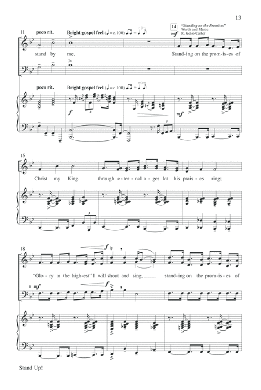 Gospel Great 3-Part scores gallery preview page 15