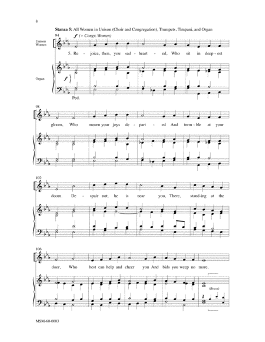 O Lord, How Shall I Meet You (Choral Score) 4-Part scores gallery preview page 5