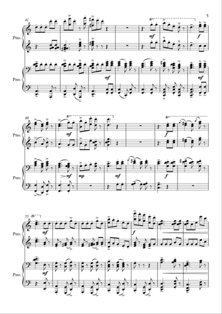Spartacus Piano scores gallery preview page 6