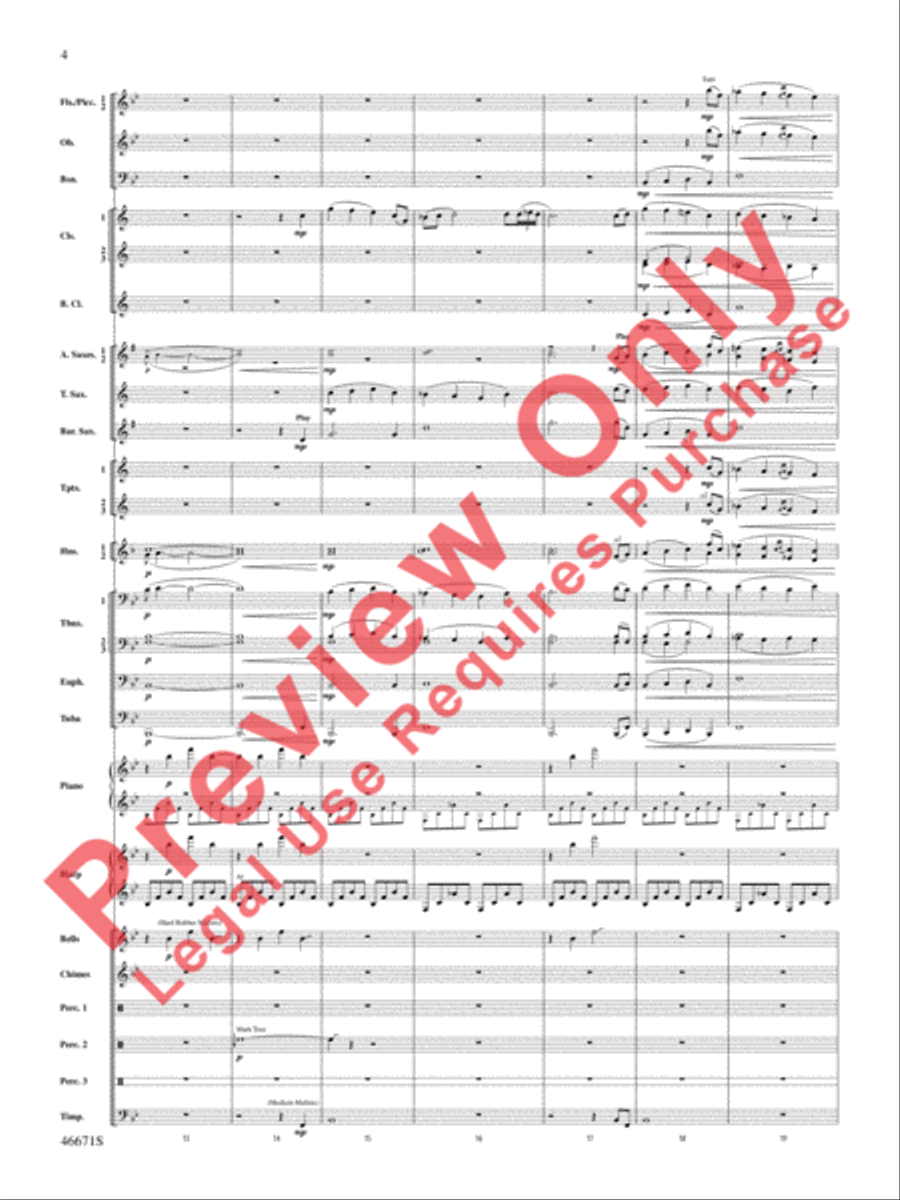 Celtic Wedding Concert Band scores gallery preview page 5
