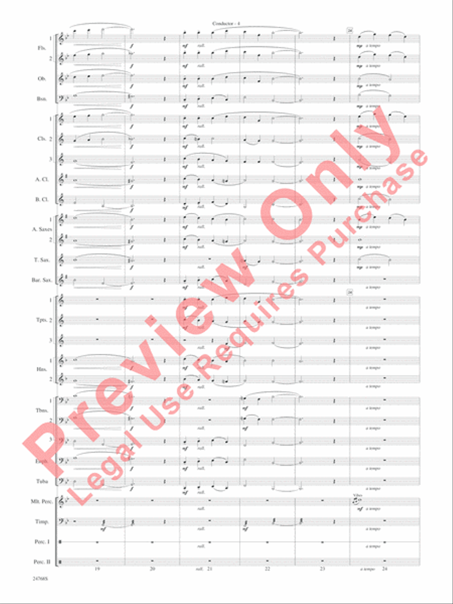 Appalachian Carol Concert Band scores gallery preview page 7