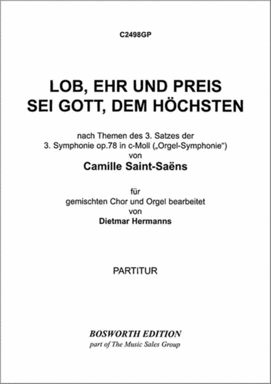 Lob, Ehr und Preis sei Gott