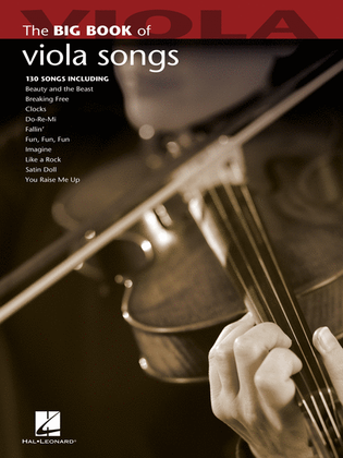 Book cover for Big Book of Viola Songs