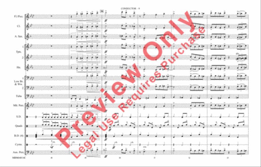 Moondance Moondance Marching Band scores gallery preview page 10