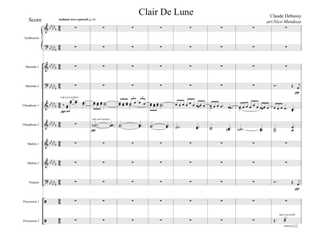 Clair De Lune (arranged for percussion ensemble)