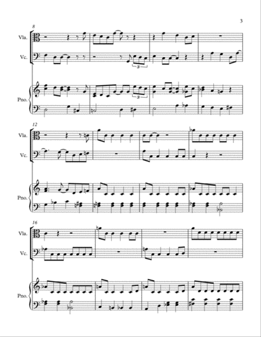 Baby, It's Cold Outside Baby, It's Cold Outside String Duet scores gallery preview page 3