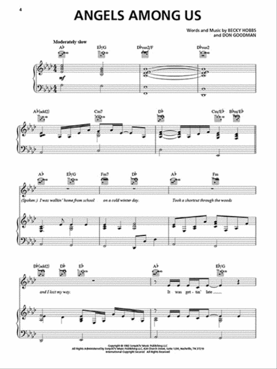 Country Songs of Faith, Hope & Love - 2nd Edition Piano, Vocal, Guitar scores gallery preview page 3