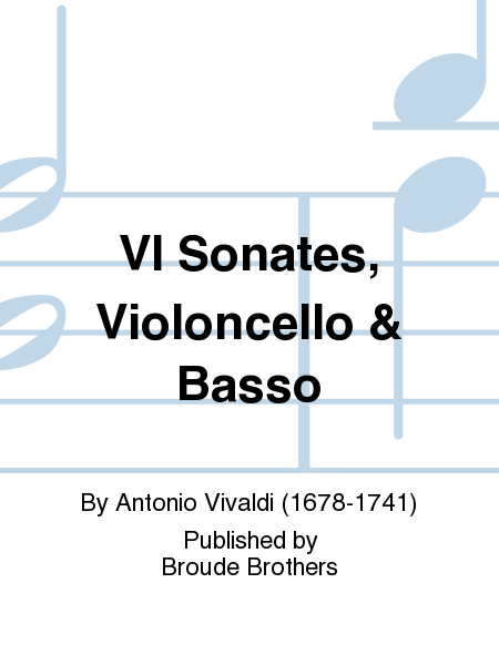 6 Sonates: violoncello col basso. PF 125