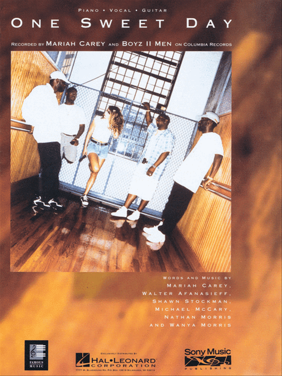 One Sweet Day Piano, Vocal, Guitar scores gallery preview page 1