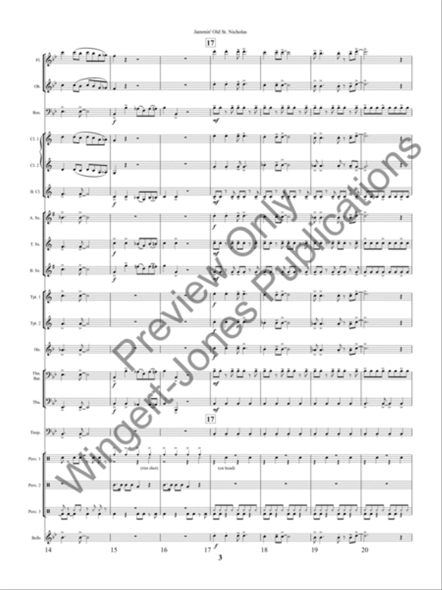 Jammin' Old St. Nicholas Concert Band scores gallery preview page 6