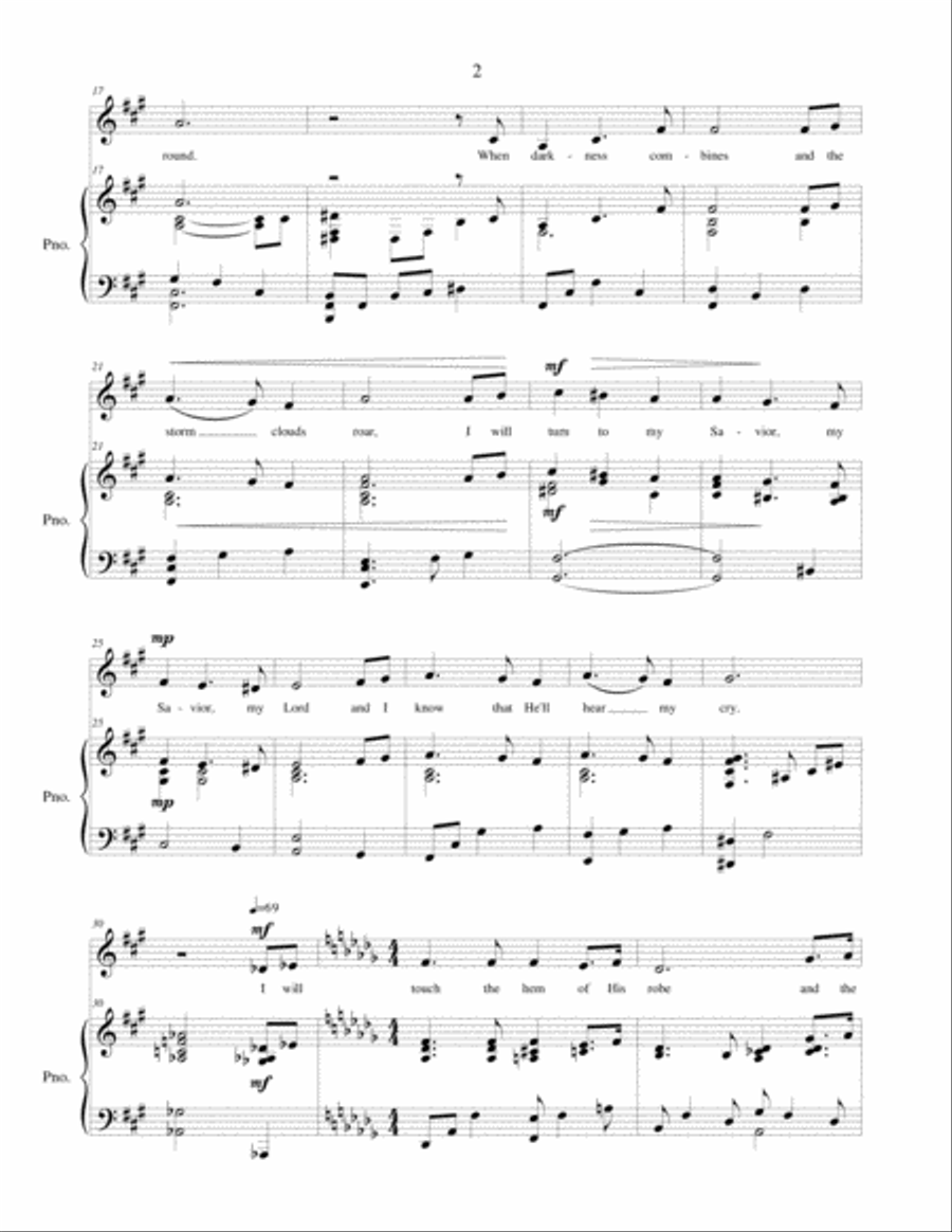 Sacred Vocal Solos for soprano or tenor solo with piano accompaniment - Volume 4 Tenor Voice scores gallery preview page 5