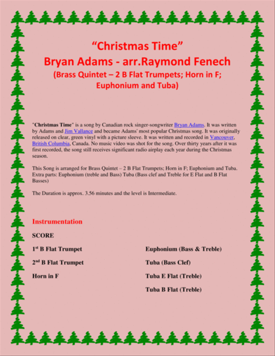 Christmas Time Brass Ensemble scores gallery preview page 2