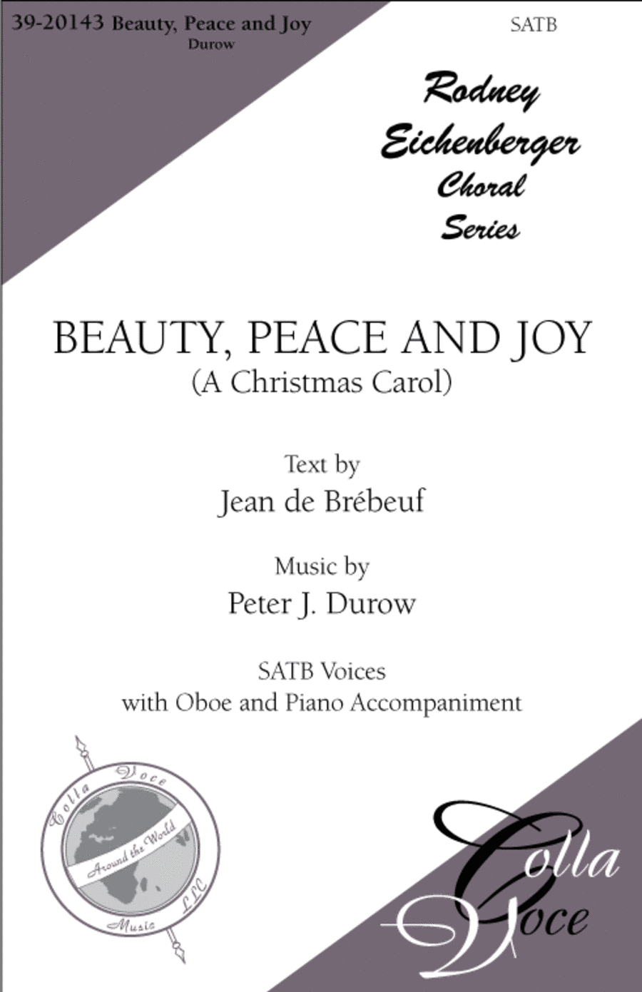 Beauty, Peace and Joy 4-Part scores gallery preview page 1