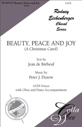 Book cover for Beauty, Peace and Joy: (A Christmas Carol)