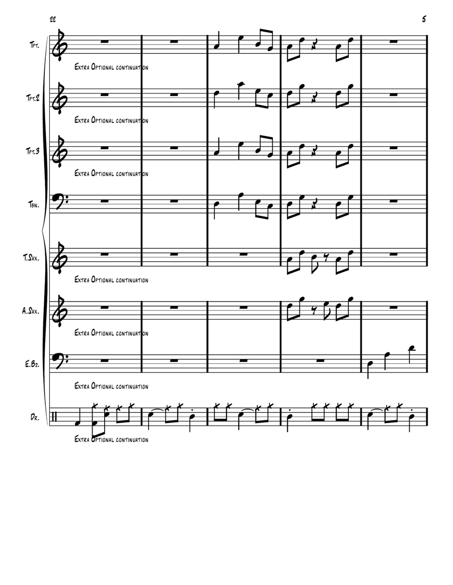 Not quite jazzy enough Not quite jazzy enough Jazz Ensemble scores gallery preview page 5