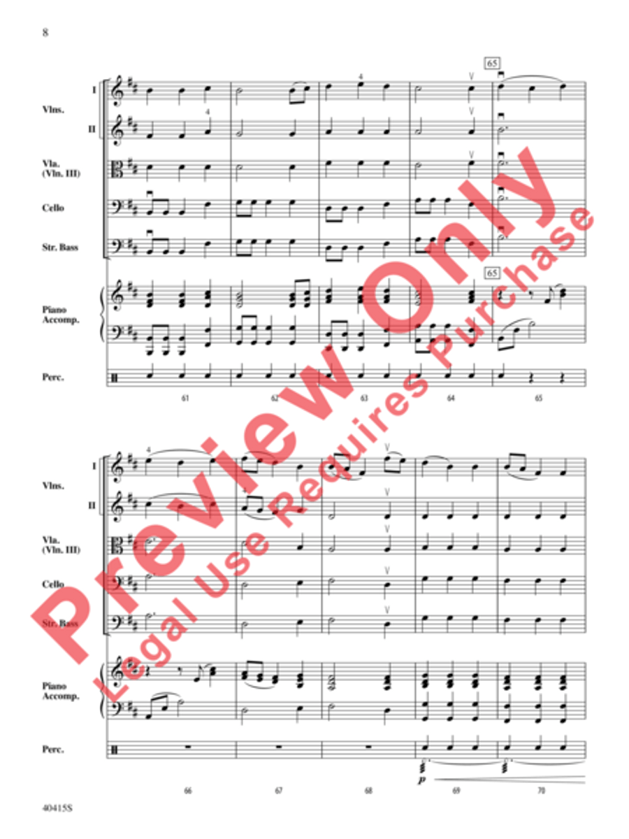 Ghost Ship by Michael Story String Orchestra - Sheet Music page 9
