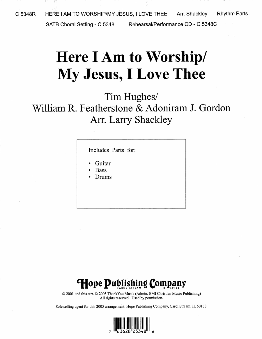 Here I Am to Worship