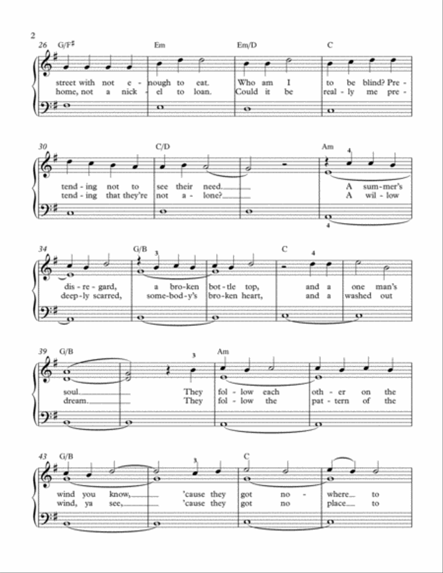 Man In The Mirror Voice scores gallery preview page 2