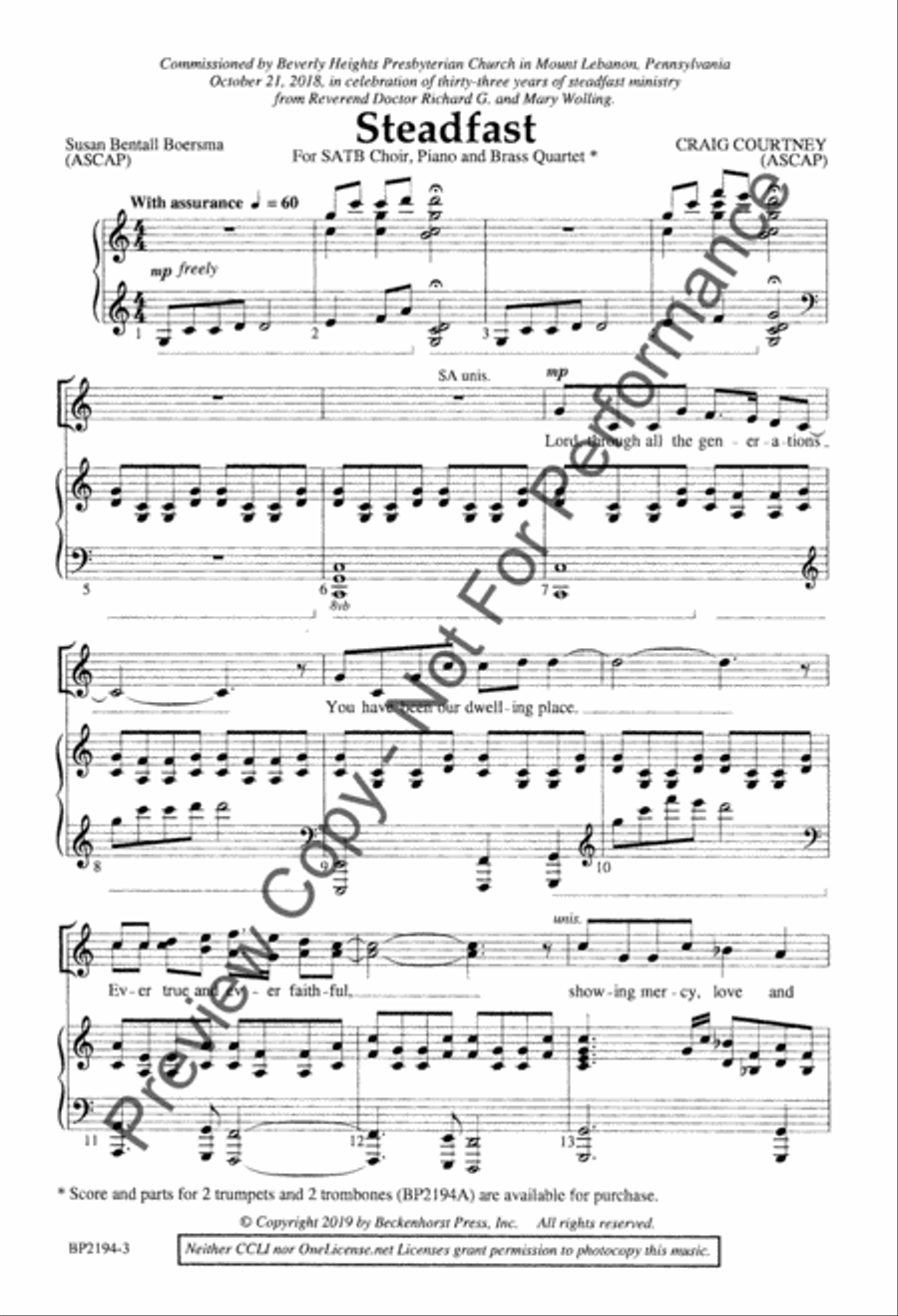 Steadfast 4-Part scores gallery preview page 4