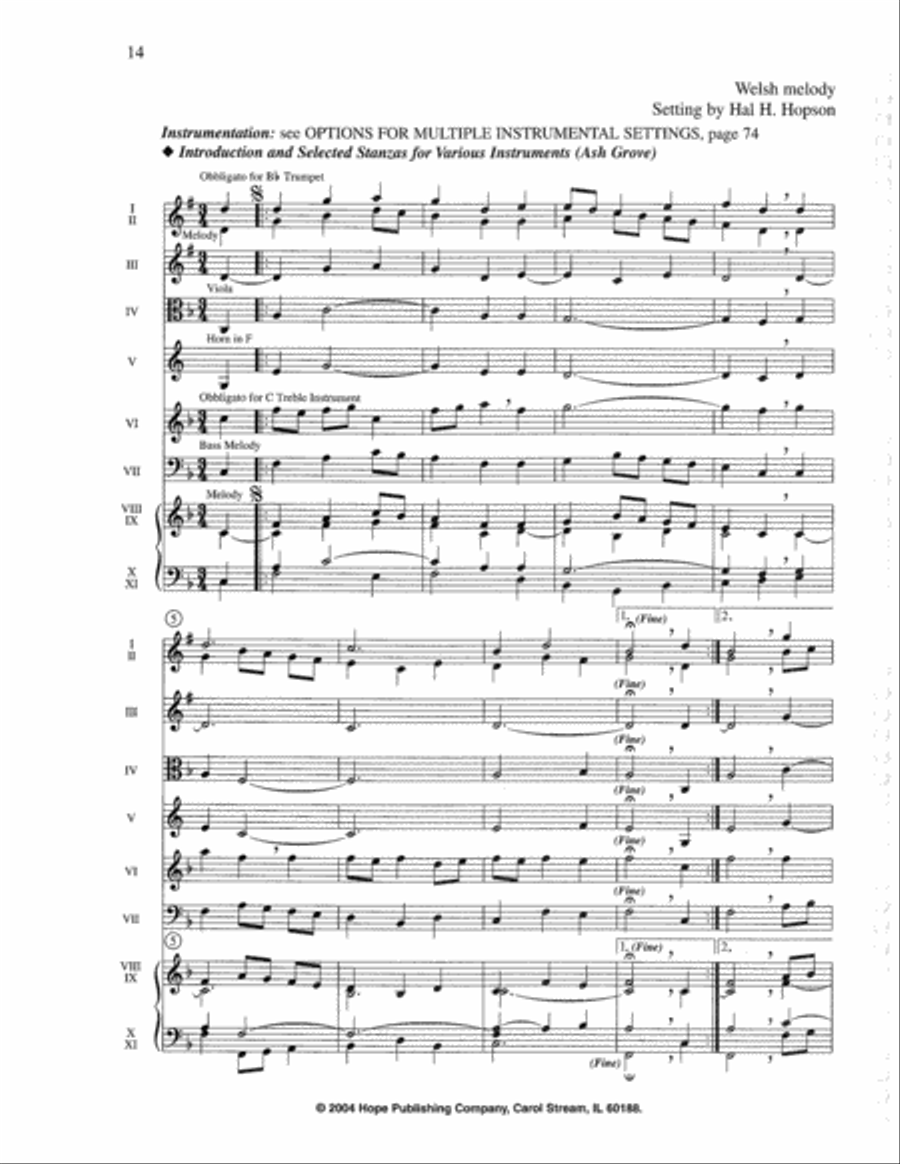 More Creative Ways to Use the Choir, Organ, Handbells and Other Instruments (V-D Choir scores gallery preview page 16