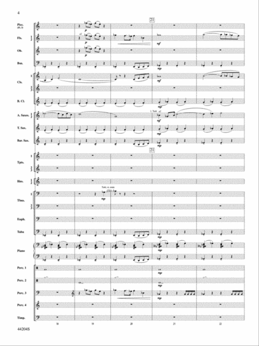 The Vikings: Score Concert Band scores gallery preview page 4